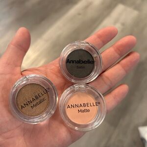 Annabelle Eyeshadow Set Metallic, Satin,Matte 1.5g 0.05Oz